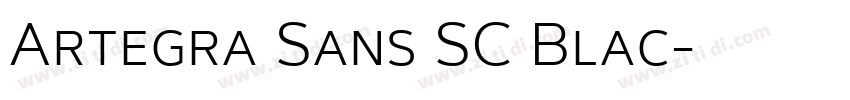 Artegra Sans SC Blac字体转换 Artegra Sans SC Blac字体转换